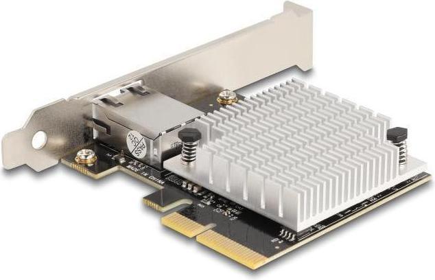 Produktbild Delock 90758 - PCI Express x4 Netzwerk Karte 10 Gigabit LAN 1 x RJ45 AQC107S (PCI-E x4)
