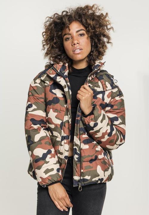 Produktbild Urban Classics Ladies Boyfriend Camo Puffer Jacket (M)