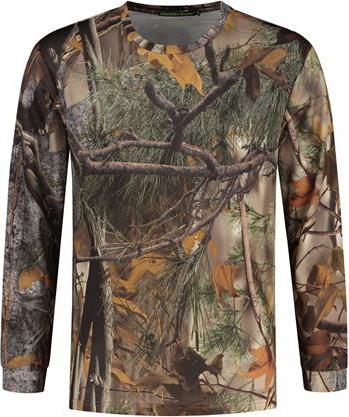 Stealth Gear T-Shirt Langarm Camo Forest Print Grösse S (S)