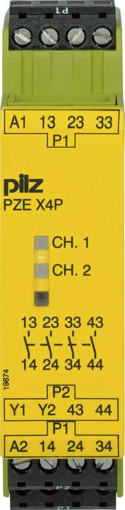 Produktbild Pilz Kontakterweiterung PZE X4P 24VDC 4n/o