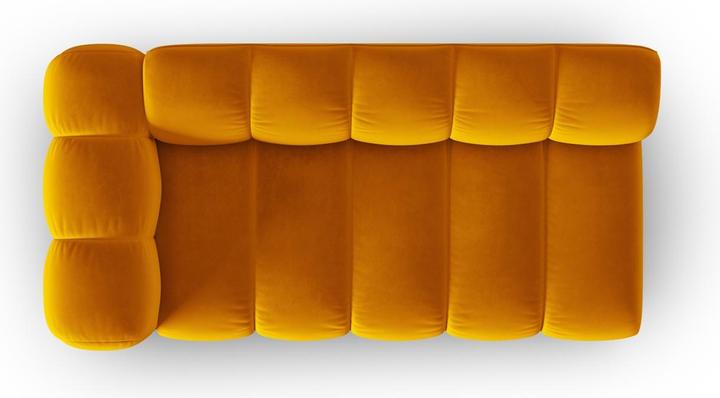 Actual product image Micadoni Velvet Left Modular Sofa, "Lupine", 3 Seats, 175x95x70Made in Europe (2 person sofa, 3-seater, 4-seater)