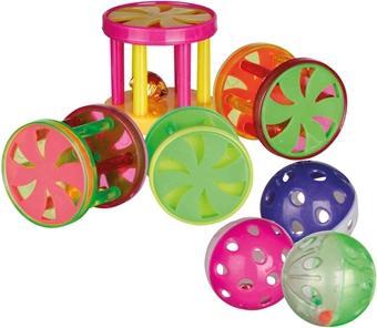 Produktbild Trixie Bälle und Rollen mit Glocke D=4.5cm (Ballspielzeug Katze)