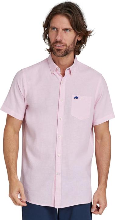 Actual product image Raging Bull Mens Classic Linen Short-Sleeved Shirt (M)