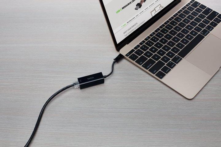 Produktbild Belkin USB C auf Gigabit- Ethernet-Adapter (USB-C 3.0)