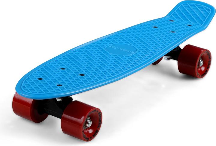 Actual product image Monzana Skateboard Mini Cruiser 57cm LED Vintage (22.44")