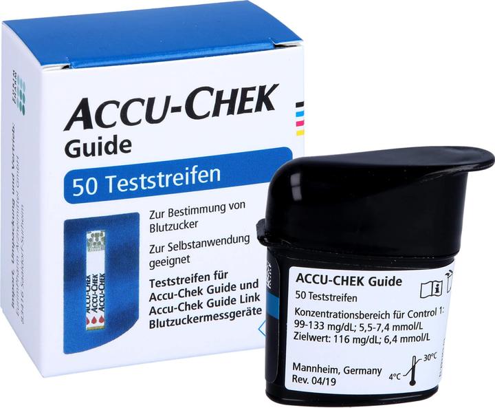 Produktbild Roche ACCU-CHEK Guide Teststreifen, 50 St. Teststreifen (Teststreifen)