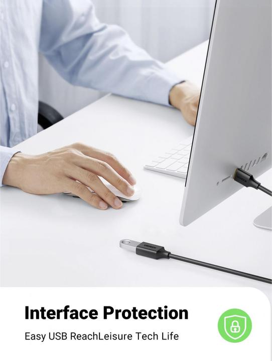 Actual product image Ugreen USB A — USB A (3 m, USB 3.0)