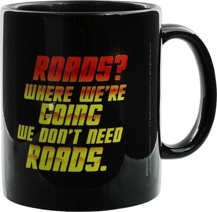 Image du produit Back to the Future Tasse à café We Don't Need Roads (325 ml, 1 x)