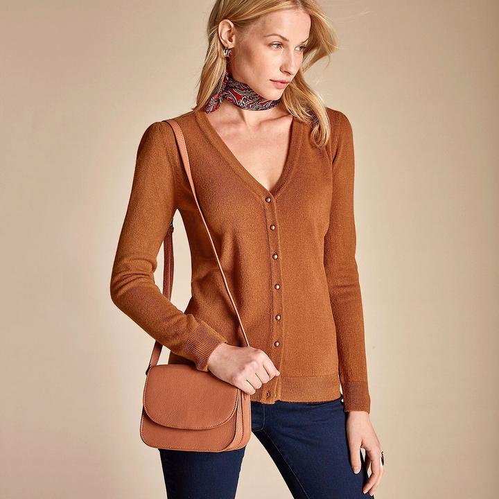 Immagine prodotto Anne Weyburn Cardigan con scollo a V e tocco di cashmere (32, 34)