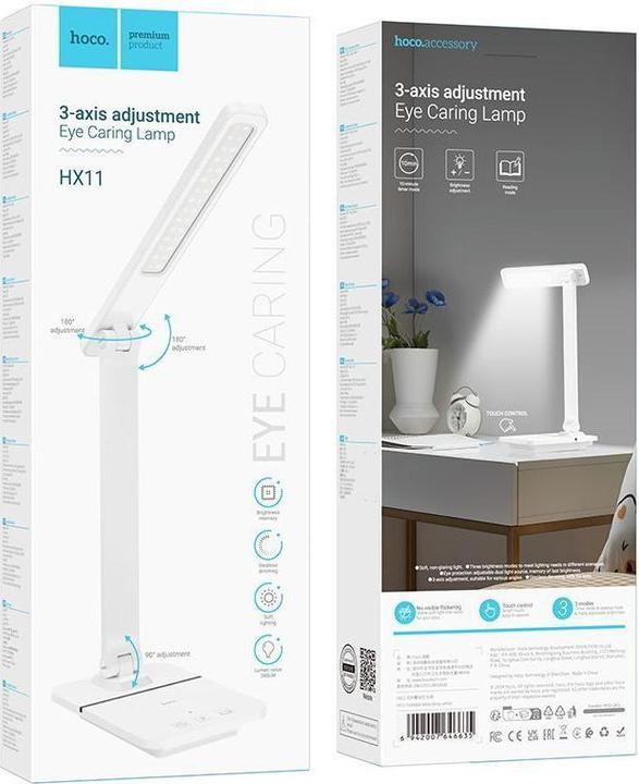 Image du produit Hoco Lights for outdoor use foldable table lamp LED HX11 white (280 lm)