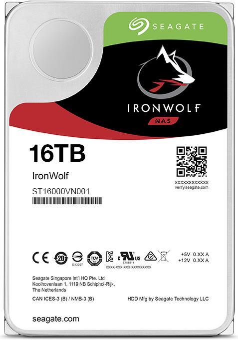 Image du produit Seagate IronWolf (16 To, 3.5", CMR)