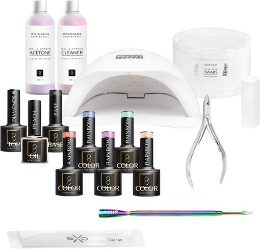 Ocho Nails Gellack Starter Set 4