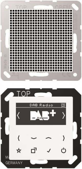 Produktbild JUNG Smart Radio DABA1WW DAB+ Set Mono (DAB+, UKW)