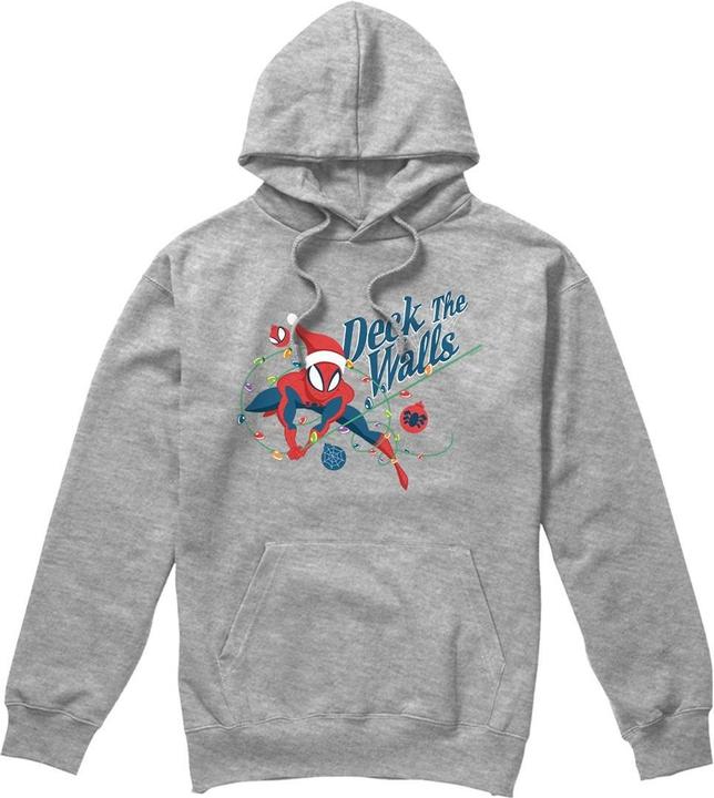 Immagine prodotto Spiderman Deck The Walls Felpa con Cappuccio Uomo (XL)