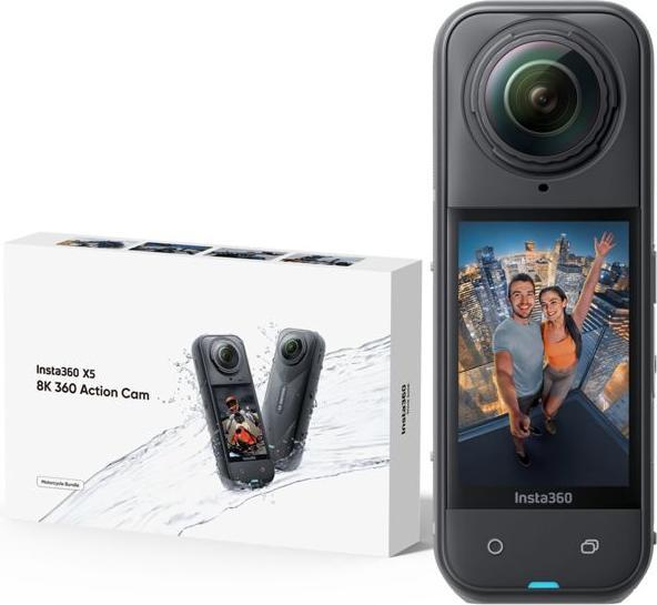 Productafbeelding Insta360 X5 Motorcycle Bundle (30p, Bluetooth, WiFi)