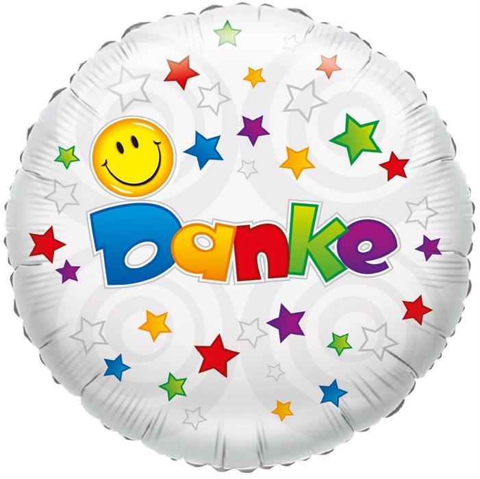 Produktbild Karaloon Folienballon Danke Smile weiss (1 x)