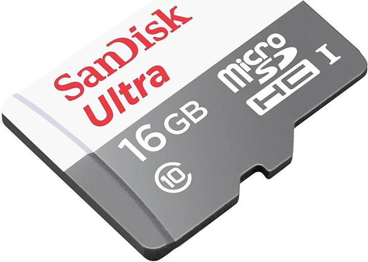 Produktbild SanDisk Ultra microSDHC 16GB 80MB/s Cl. 10 (16 GB, microSDHC, U1, UHS-I)