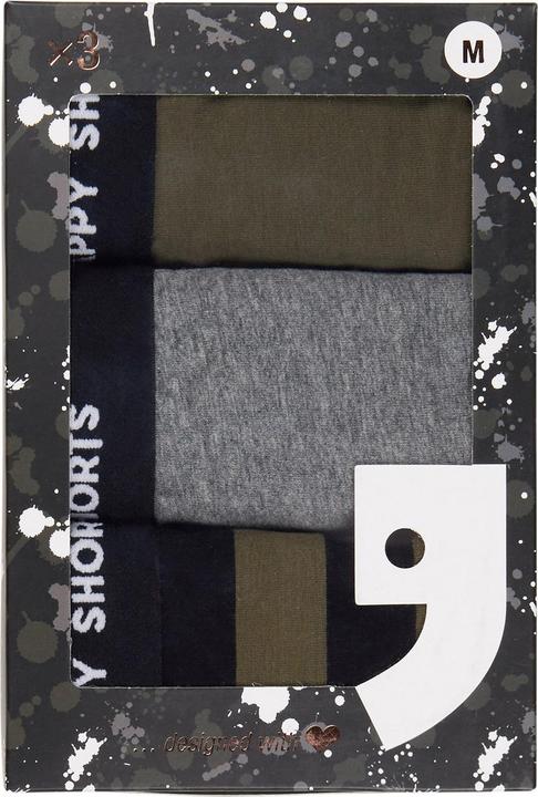 Image du produit Happy shorts Retro Boxer Jersey (XL, Lot de 3)