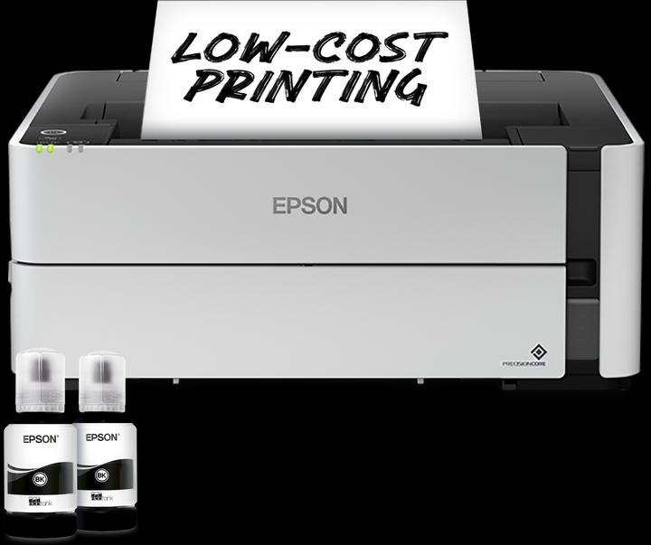 Actual product image Epson ET-M1170 EcoTank (Ink tank, Black and white)