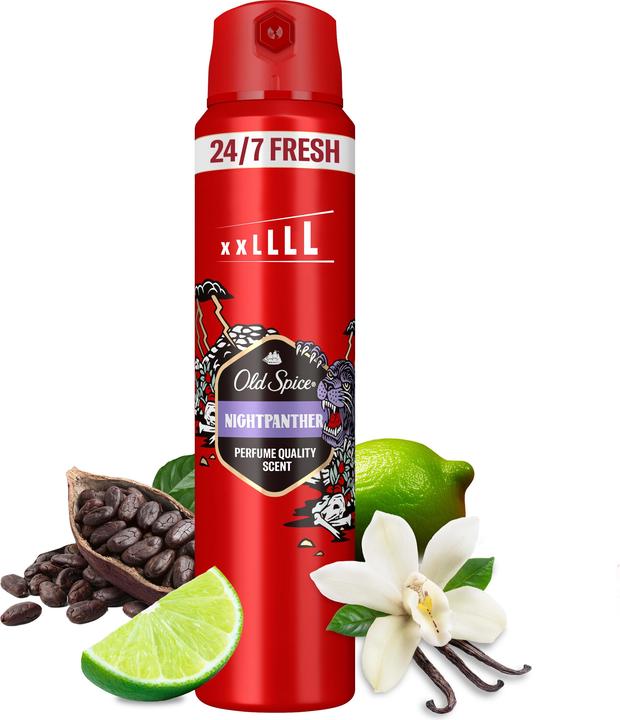Actual product image Old Spice Deo Bodyspray Nightpanther* (Spray, 250 ml)