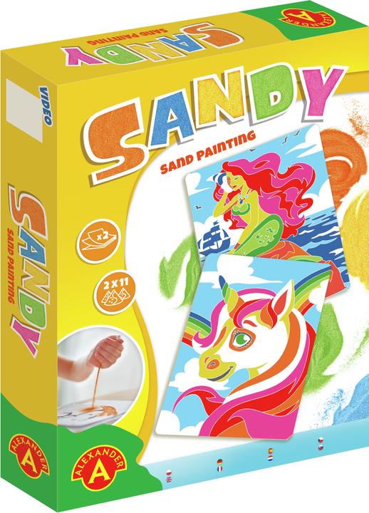 Produktbild Selecta Spielzeug Sandy Sand Painting Einhorn und Meerjungfrau