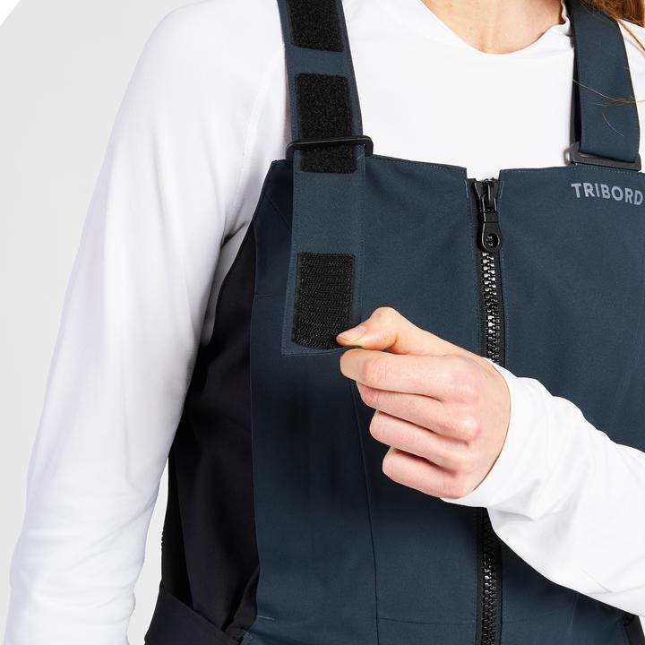 Image du produit Tribord Salopette de navigation femme - 500 gris foncé (M)