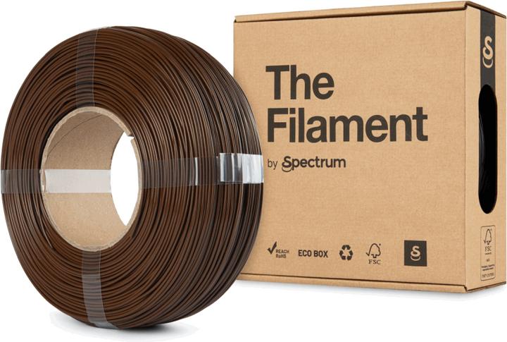 Produktbild The Filament ReFill PLA 1.75mm BISON BROWN 1kg (PLA, 1.75 mm, 1000 g, Braun)