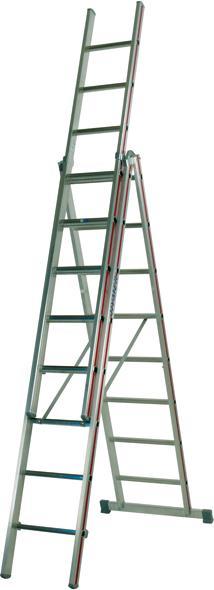 Produktbild Hymer-Leitern Allzweckleiter 4047/3x9 (Mehrzweckleiter)