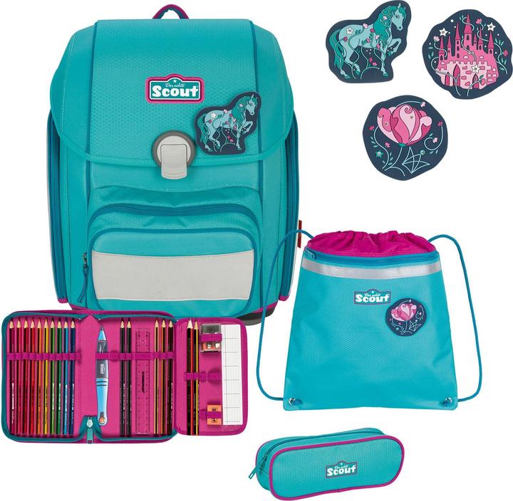 Scout Genius Schulranzen-Set 4tlg. (25 l)