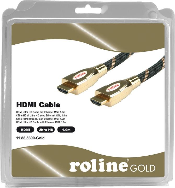 Produktbild Roline HDMI (Typ A) — HDMI (Typ A) (1 m, HDMI)