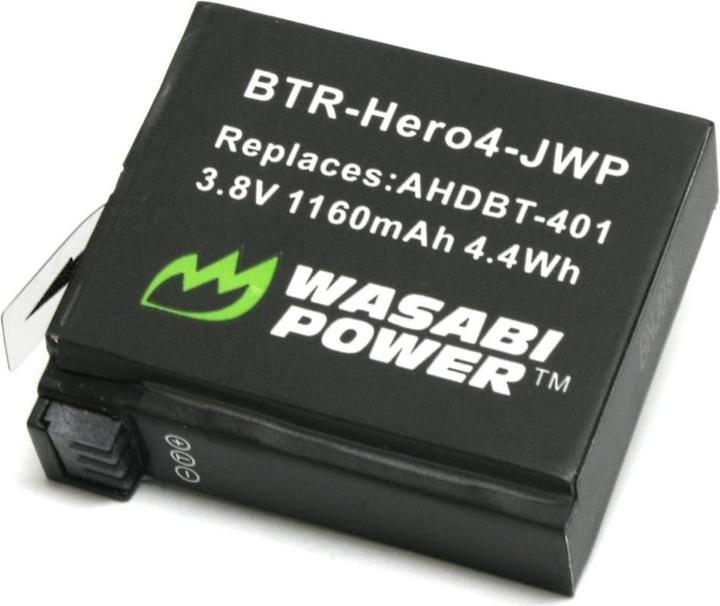 Immagine prodotto Wasabi Power Batteria di ricambio per GoPro Hero 4 (Eroe 4)