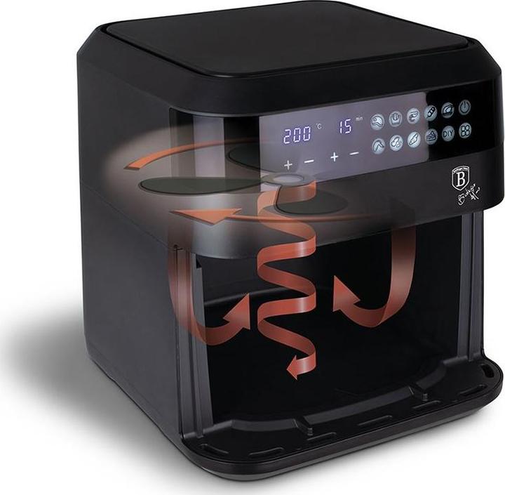 Productafbeelding BerlingerHaus BH9446 Friteuse, 6,3L, zichtbaar venster Black Rose CollectionMona