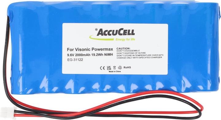 Produktbild AccuCell Akku Visonic Powermax. Pro 0-9912-G, 103-300672, GP180AAH8BMX (1 Stk., Gerätespezifisch, 1800 mAh, Akku)