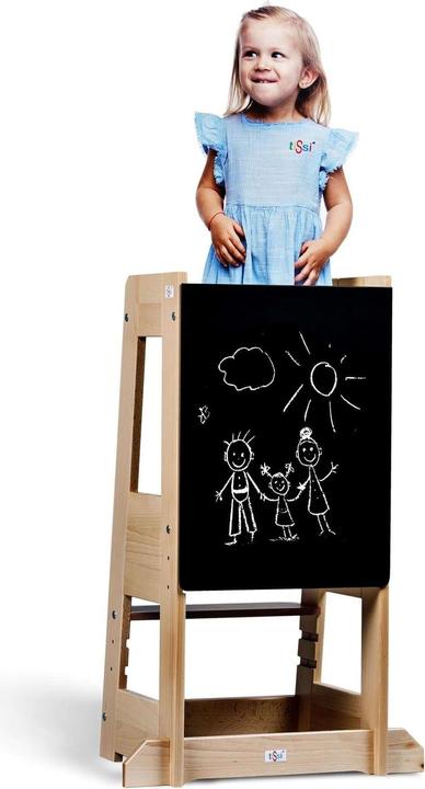 Actual product image Tissi Black board for learning tower Felix