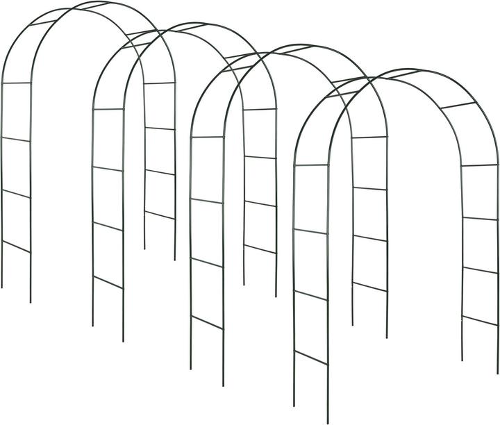 Produktbild tectake 4x Rosenbogen (40 cm, 140 cm)