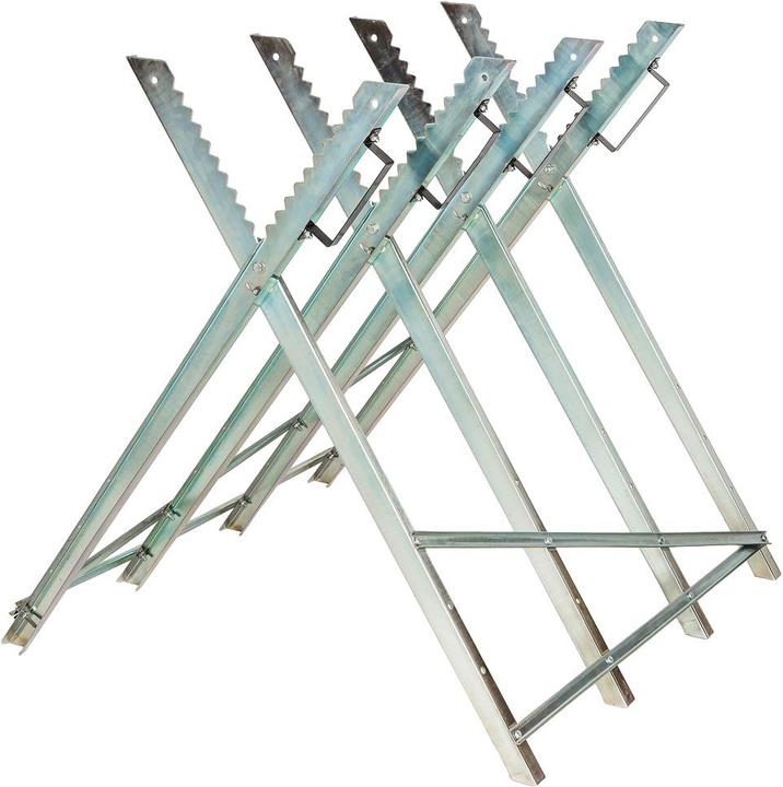 tectake Holzsägebock (80 cm, 84 cm)