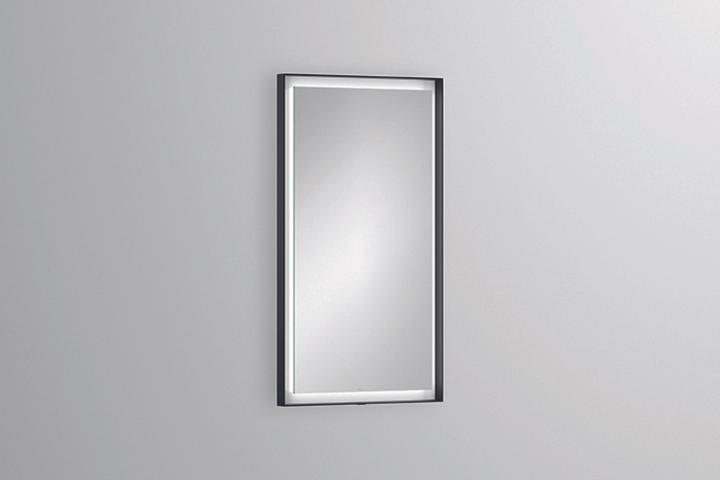 Produktbild Alape LED-Spiegel SP.FR450.S1, rechteckig, B: 450mm, H: 800mm, T: 40mm, dimmbar, 6741001 (45 x 80 cm)