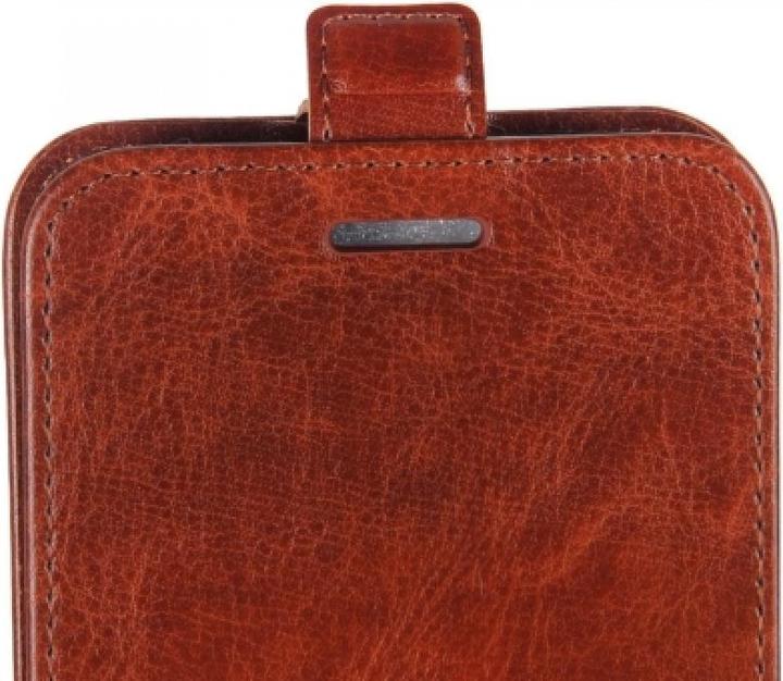 Produktbild Screenguard iPhone 12 Pro Max Leder Hülle Ledertasche aufklappbar unten (Apple iPhone 12 Pro Max)