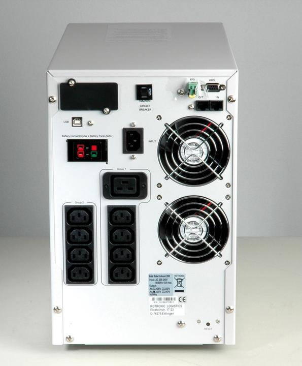 Actual product image Roline ProSecure II 3000 (3000 VA, 2100 W, Online double converter UPS)