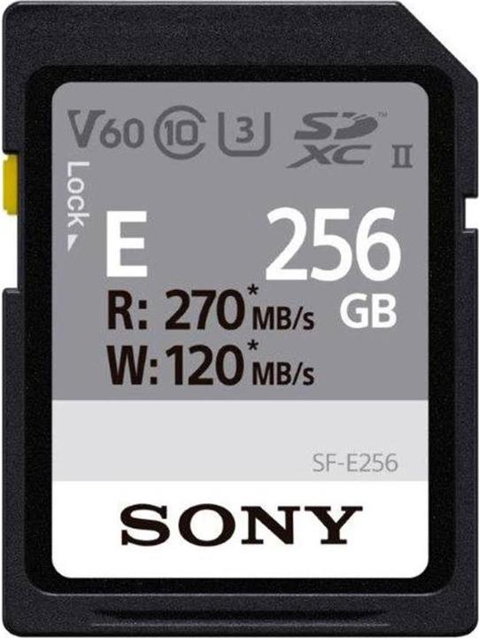 Immagine prodotto Sony Serie SF-E (256 GB, SDXC, U3, UHS-II)