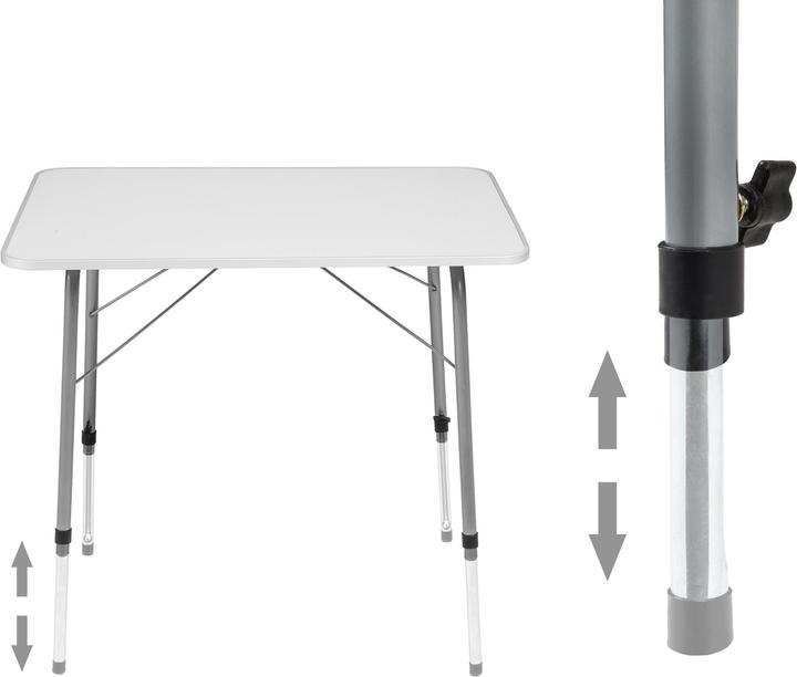 Actual product image tectake Camping folding table
