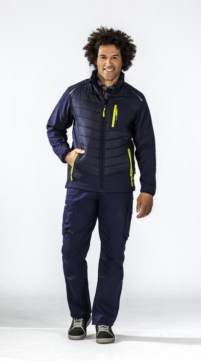 Actual product image Planam Stretchline work jacket winter jacket navy size L (L)