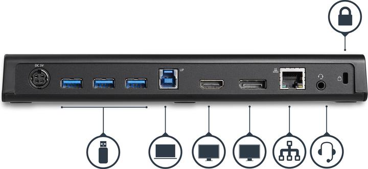 Produktbild StarTech USB 3.0 (USB-B, 2 Ports)