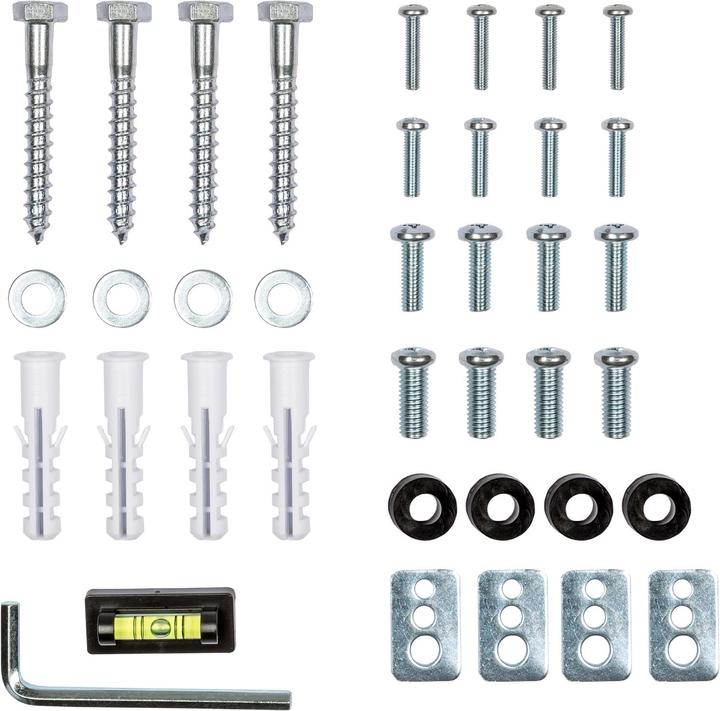 Actual product image tectake TV wall mount (Wall, 55", 60 kg)