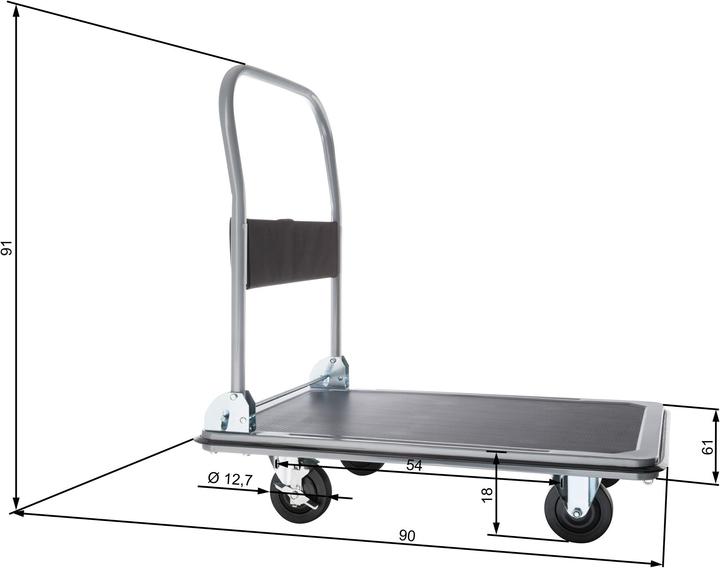 Produktbild tectake Plattformwagen (300 kg)