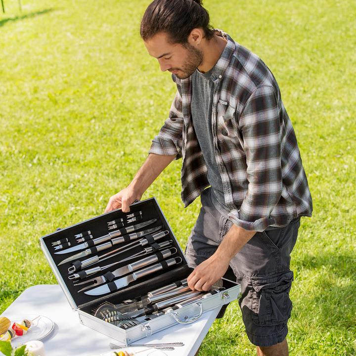 Produktbild tectake Grillbesteck