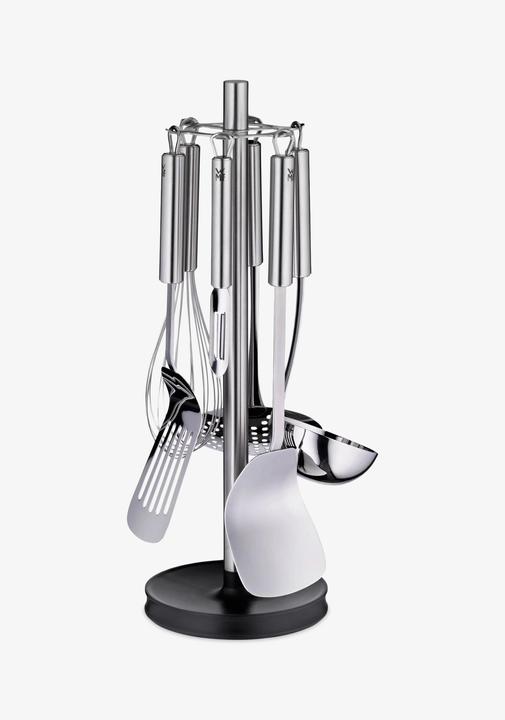 Produktbild WMF Edelstahl Küchenhelfer Set 7tlg Ständer mit 6 Helfern Scheebesen Edelstahl