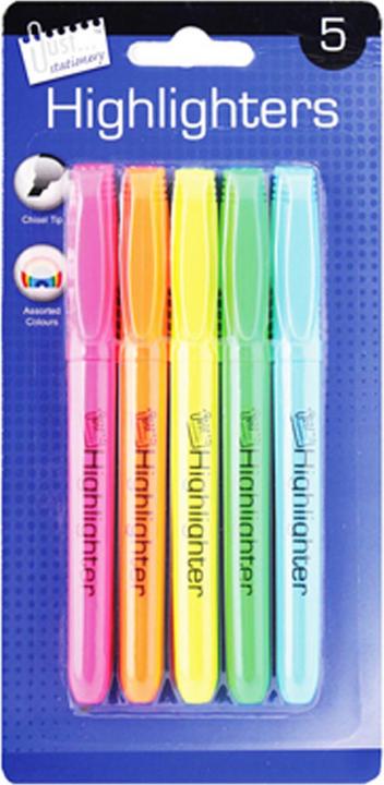 Actual product image Tallon Highlighter pens ( 5pcs.) (Colored, 5 x)
