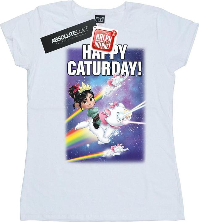 Disney Wreck It Ralph Happy Caturday TShirt (L)