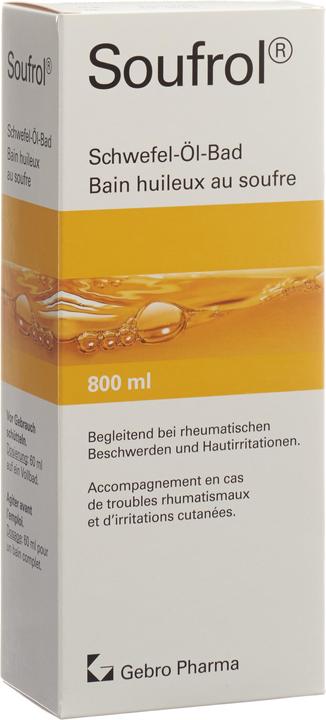 Soufrol Schwefel-Öl-Bad